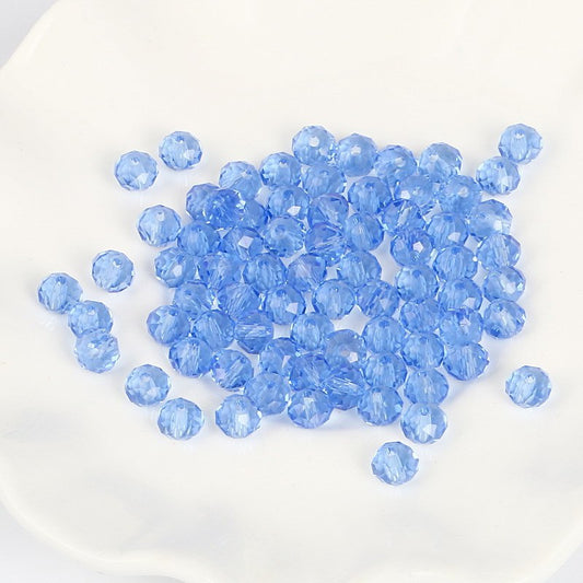4mm crystal wheel beads